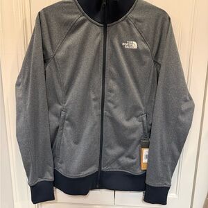 The North Face Men's Heather Gray Lightweight Full-Zip Jacket